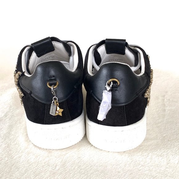 Coach Black Star Embellished Sneakers - Picture 4 of 7